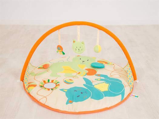Aktivitetslegetæppe m. katte, Pop-up - Ludi