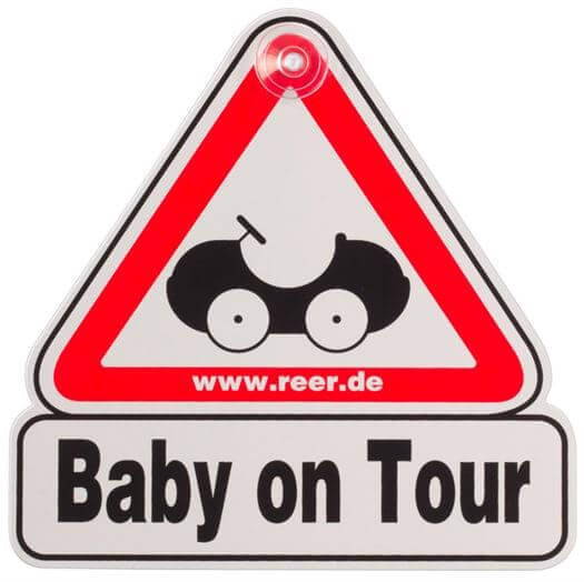 Skilt til bilen, Baby On Tour - Reer