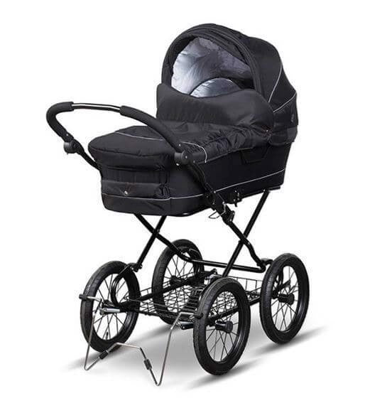 Barnevogn Trille Fix Standard, sort