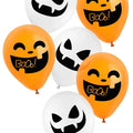 Latex balloner Halloween - BooO! - 23 cm - 6 stk