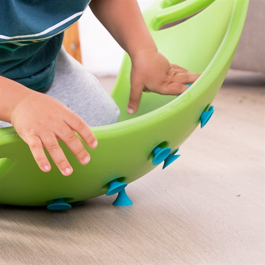 🤸‍♀️ Balancebræt med poppende sugekopper🤩 Fat Brain - Grøn