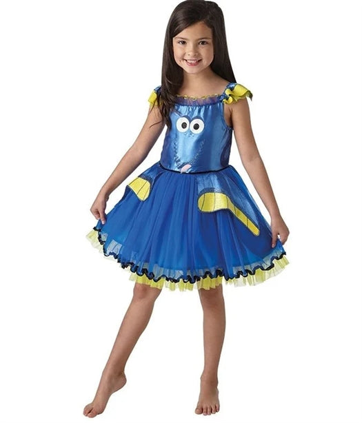 Dory Nomo fisk kostume 💙 Dory & Nemo Fiskekostume til Børn – Sjov Under Havet 🐠 5-6 år