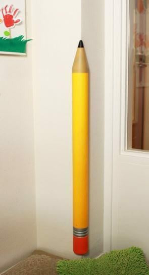 Arte Viva Hjørnebeskytter Deluxe Pencil, Gul 100 cm