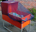 insektnet til krybber som måler 48 x 150 cm