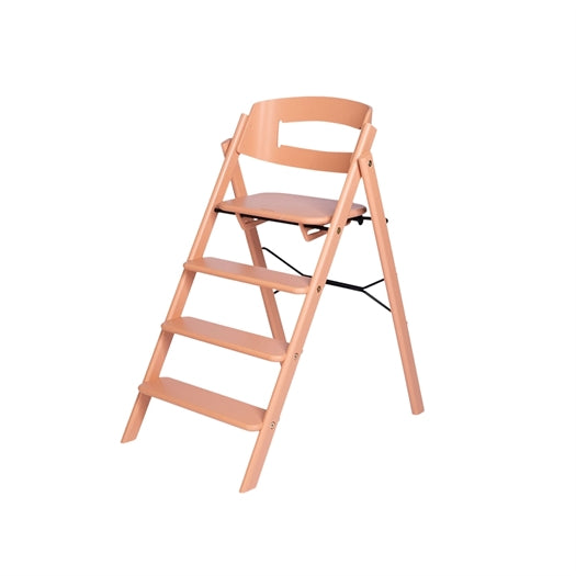 Klapp Højstol, lys koral (bøg)