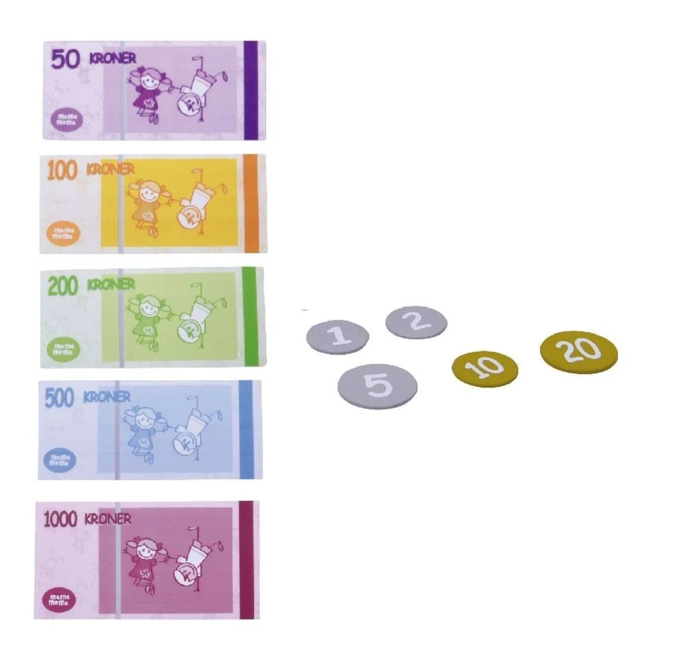 Mamamemo penge til leg