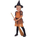 Orange Heksekostume med Hat