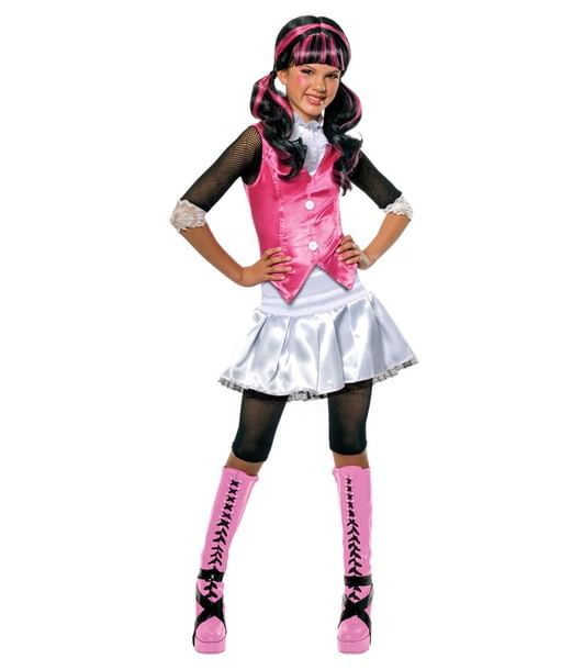 Monster High Draculaura kostume 5-7 år