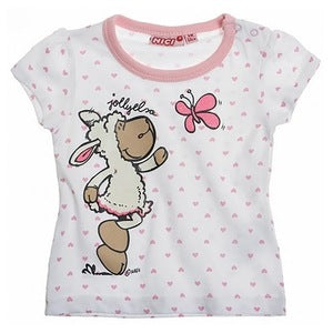 Kortærmet bluse, Nici, hjerter, 6 måneder
