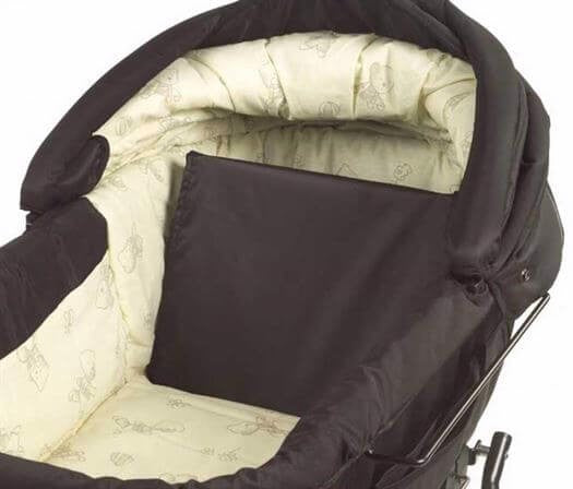 Rygstøtte til barnevognen