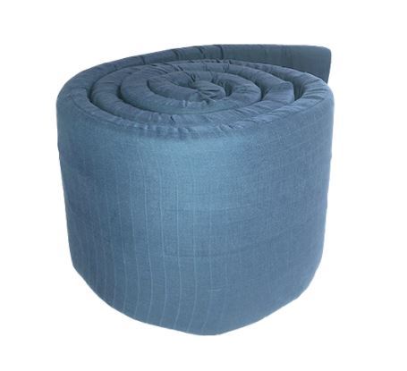 Sengerand Musselin økologisk, Blå - Markland Pure