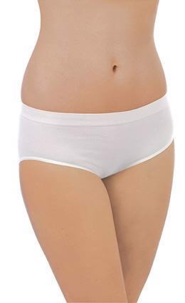 Seamless Økologisk Trusse, Hvid - Str. S - Carriwell