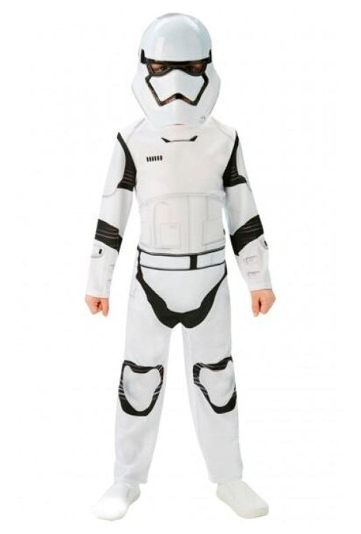 ⚡️ Star Wars® Stormtrooper Kostume til Børn – Bliv en Ægte Galaktisk Soldat 5-6 år