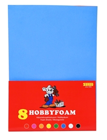 🌈 Hobbyfoam A4 – 8 farver ✂️✨