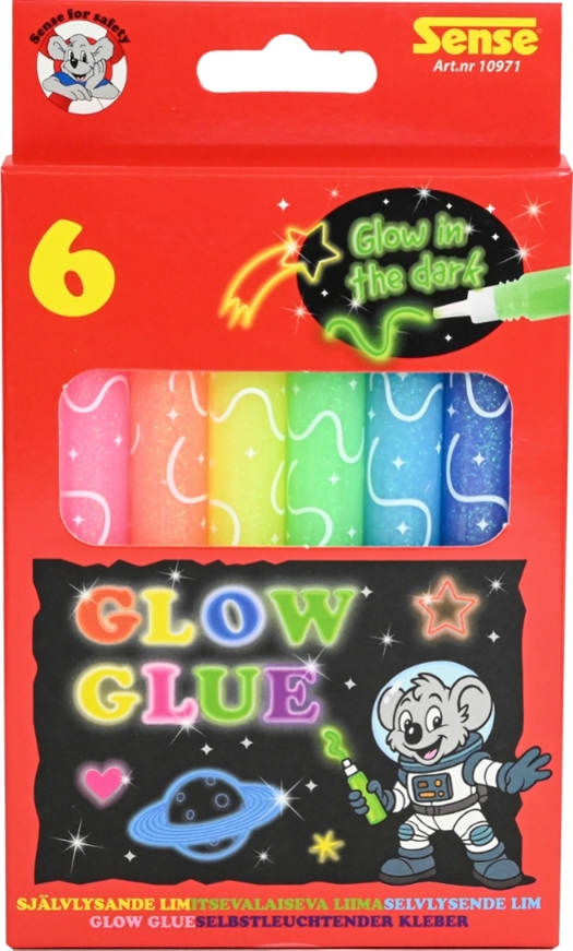 🌟 SENSE -Lysende Tegnelim – 6 stk. 🌟