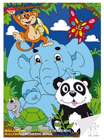 🎨 SENSE - Malebog – Enkle Billeder af Dyr FSC® (36 sider) 🌿✨