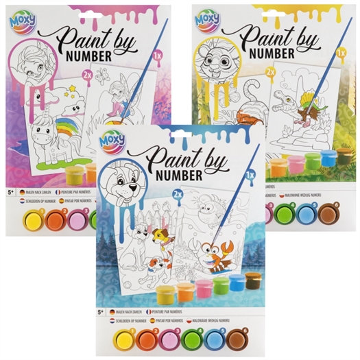 🎨✨ Mal efter nummer – Kreativ sjov for børn ✨🎨