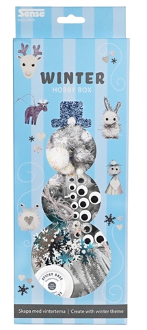❄️✨ SENSE - Vinterhåndværkssæt – kreativ hygge i kolde farver! ✨❄️