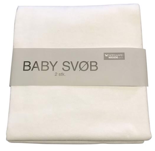 Babysvøb 2 stk. Bomuld 80x80 cm - Nørgaard Madsen