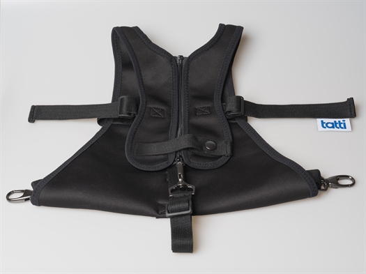 Barnevognssele, Tatti Sort - Vest model - Dansk produceret