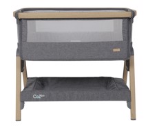 Bedside Crib CoZee® Koks med Eg med højdeindstilling - Tutti Bambini