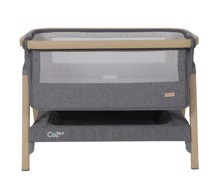 Bedside Crib CoZee® Koks med Eg  med højdeindstilling - Tutti Bambini