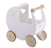 Dukkevogn, Hvid - Moover