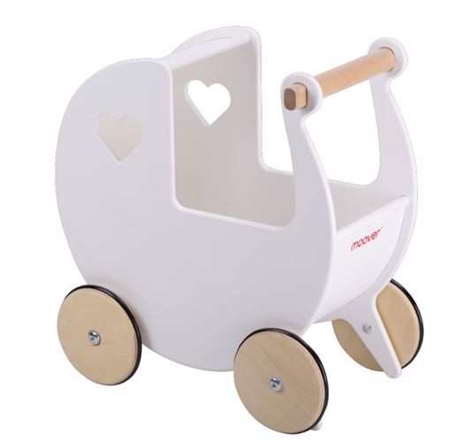 Dukkevogn, Hvid - Moover