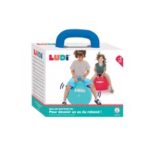 Hoppebold til børn 55 cm, Turkis - Ludi