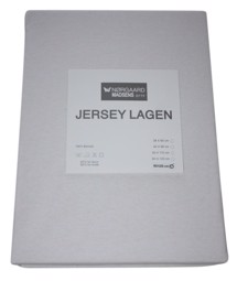 Lagen Jersey 90x200 cm Hvid  - Nørgaard Madsen