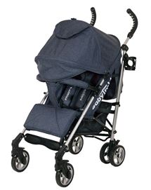 Klapvogn Trille GO, Blå Denim - Babytrold