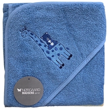 Nørgaard Madsen badeslag 75x75 cm m/giraf - Blue shadow