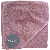 Nørgaard Madsen badeslag 75x75 cm m/enhjørning - Dark powder