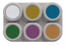 Vandpalet Metallic, 6 farver - Grimas