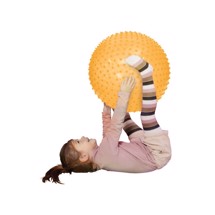 Sansebold med massageknopper, Gul 45 cm - Ludi