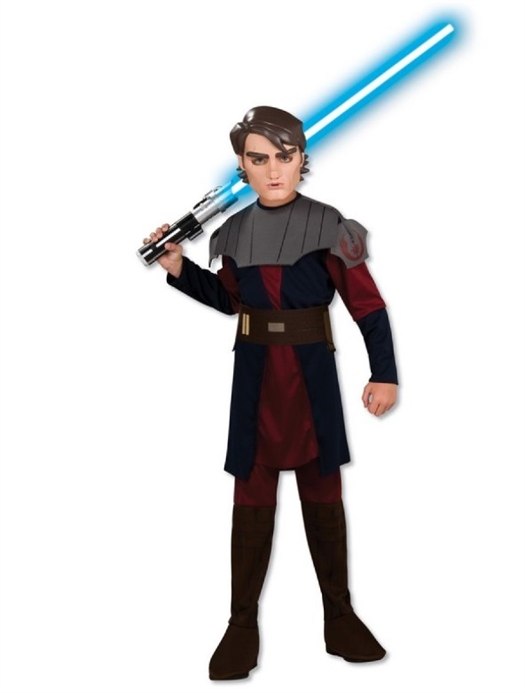 ⚡️ Star Wars® Anakin Skywalker Kostume til Børn – Bliv en Ægte Jedi-Ridder! 🌌 (5–7 år)