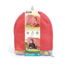 Skyggetelt med anti UV, baby pool og bolde - Ludi