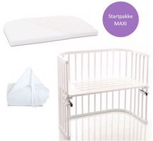Bedside Crib Startpakke, Hvid Maxi - Babybay