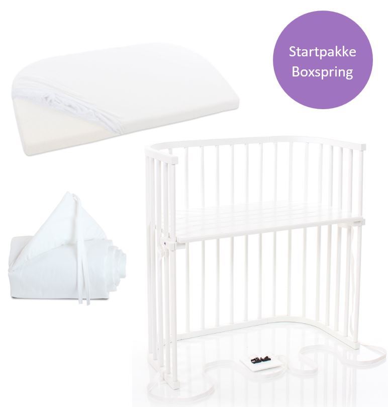 marked zoom kutter Startpakke Bedside Crib Boxspring, Gratis fragt ♥ Babybay
