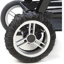 Hjulbeskyttere, sort 4 stk. til 16"