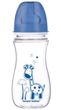 Sutteflaske Wide Neck Anti-kolik,  300 ml - Canpol Babies