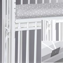 Bedside Crib Boxspring Comfort, Grå - Babybay