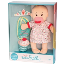 Manhattan Toy Wee Baby Stella Sweet Scents 30 cm blød babydukke og fødselsdagssæt