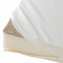 Comfort madras med hør/uld side - 75 x 29 cm