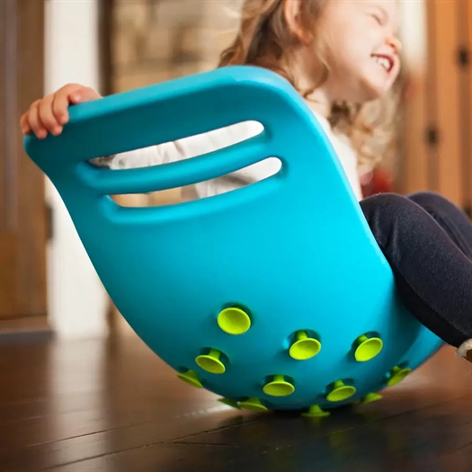  🤸‍♀️ Balancebræt med poppende sugekopper🤩 Fat Brain - Turkis