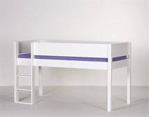 Halvhøj seng, Frej 200 cm, Snow white hvid - Manis-h