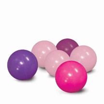 Legebolde i lyserød fra Ludi