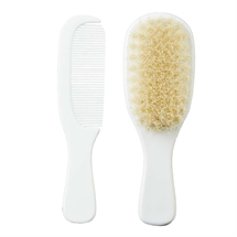 Kam og børste sæt Hvid - Mininor 