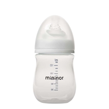 Sutteflaske 0m+, 160 ml. i plast - Mininor