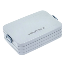 Mepal TAB LARGE madkasse MED NAVN - New Nordic blue